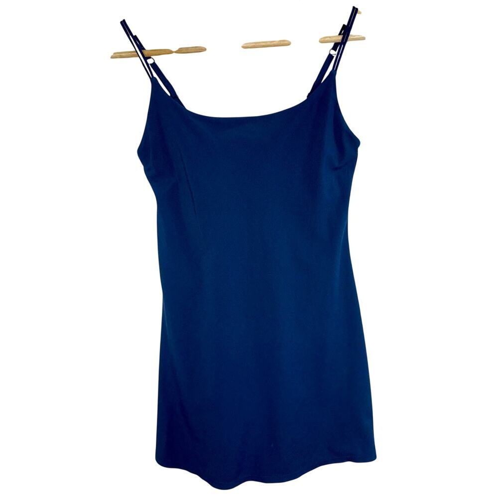 Abercrombie & Fitch Navy Blue Sleeveless Shapewear Slip Dress Bodysuit Womens XS